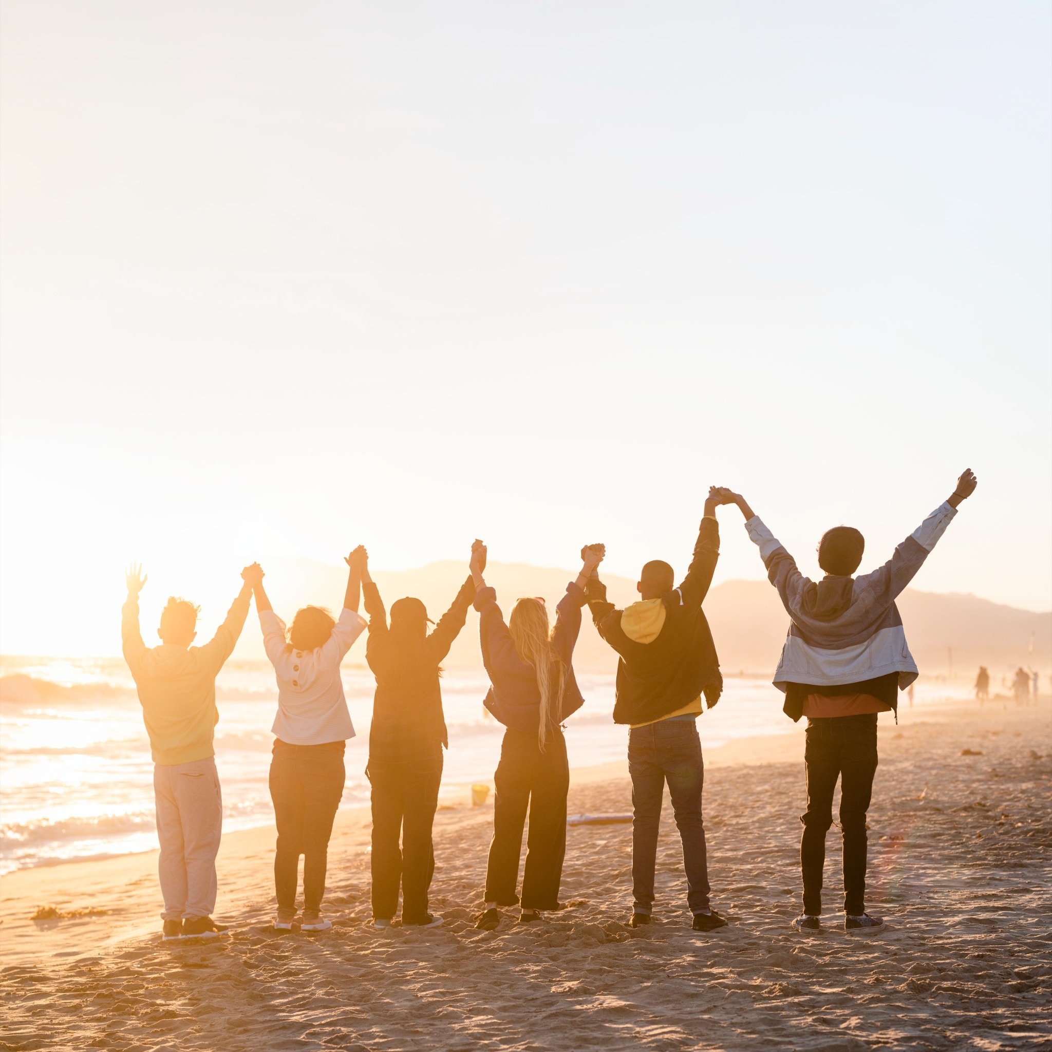 People connecting and working together in a welcoming space
