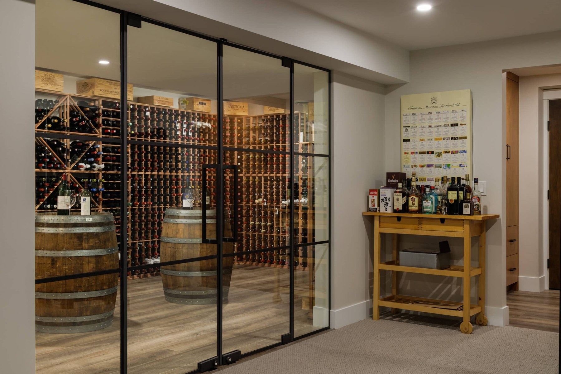 Pinnacle Renovations wine room