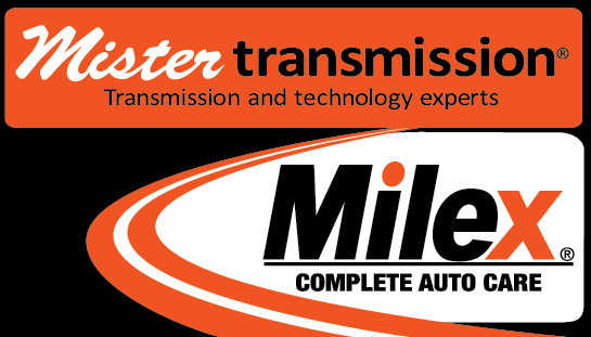 Mister Transmission and Milex Complete Auto Care logo