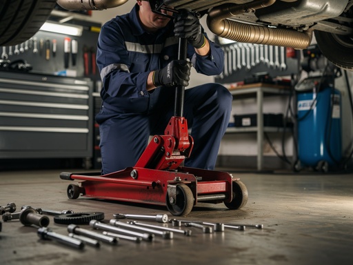 Mechanic working on a vehicle in Calgary